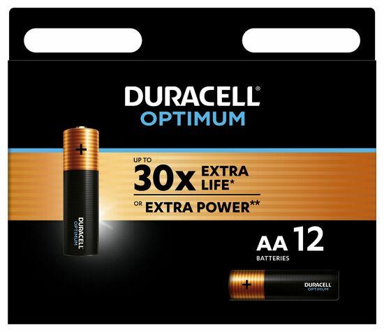 Фото №2 Элемент питания АА алкалиновые 1,5v 12 шт. LR6-12BL 5014073 Optimum Duracell (Б0056028)