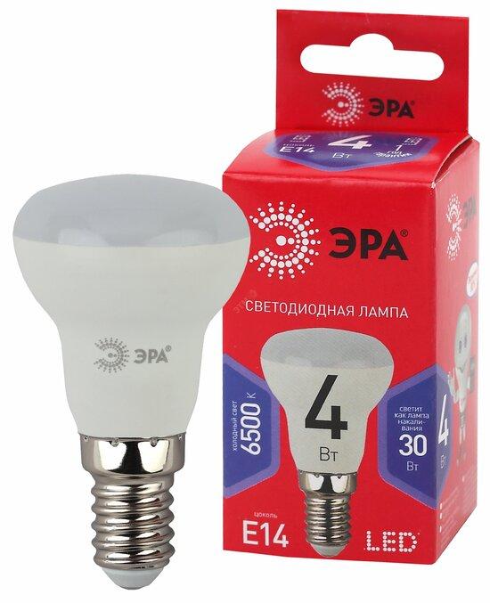 Фото №2 Лампа светодиодная LED R39-4W-865-E14 R  (диод, рефлектор, 4Вт, хол, E14) (10/100/4900) ЭРА (Б0045334)