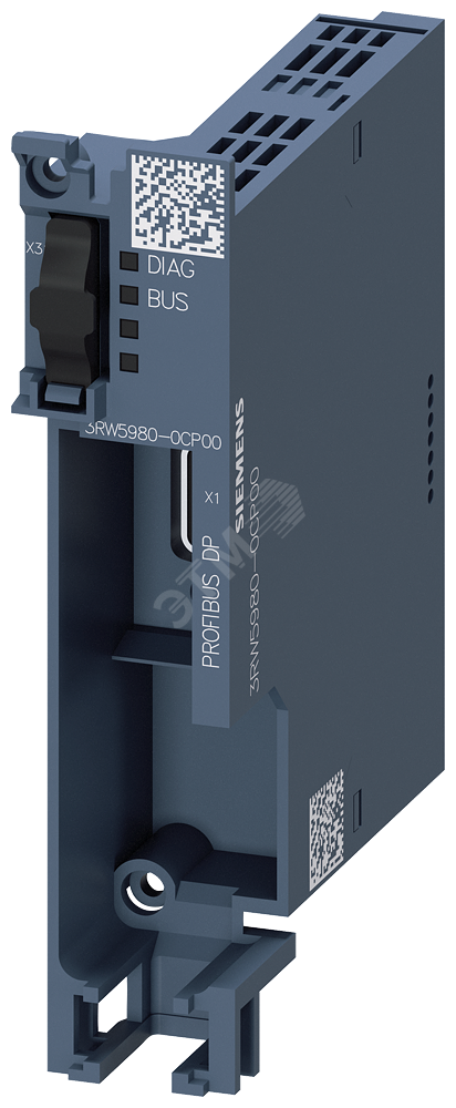 Фото №2 Коммуникационный модуль PROFIBUS (3RW5980-0CP00)