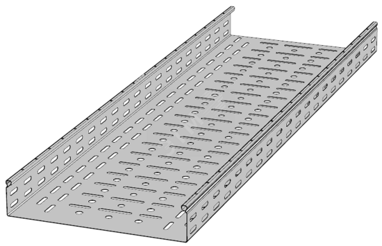 Фото №2 Лоток кабельный перфорированный 3 м CT-PS-85-400 HST (1469575)