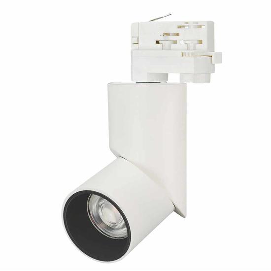 Фото №2 Светильник LGD-TWIST-TRACK-4TR-R70-15W Warm3000 (WH-BK, 30 deg) (Arlight, IP40 Металл, 3 года) (025462)