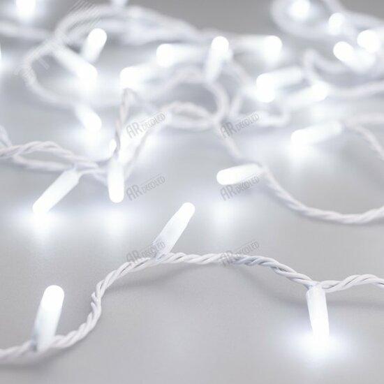 Фото №2 Гирлянда светодиодная декоративная ARD-STRING-CLASSIC-1000-WHITE-100LED-MILK-PULSE White (230V, 7W) (ARDCL, IP65) (031648)