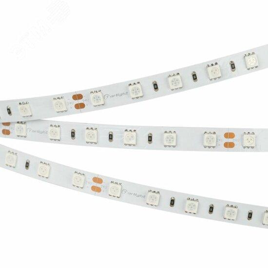 Фото №2 Лента RT 2-5000 24V Orange 2x (5060, 300 LED, LUX) (Arlight, 14.4 Вт/м, IP20) (015974)