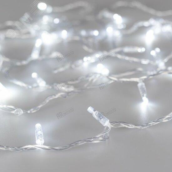 Фото №2 Гирлянда светодиодная декоративная ARD-STRING-CLASSIC-1000-CLEAR-100LED-PULSE White (230V, 7W) (ARDCL, IP65) (031638)