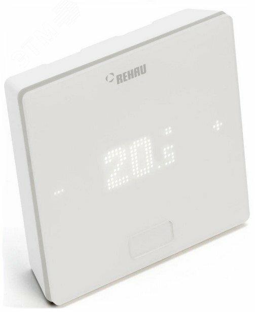 Фото №2 Термостат комнатный Nea Smart 2.0 HRW, беспроводной, с датчиком температуры и влажности, LED дисплей, белый (13280121001)