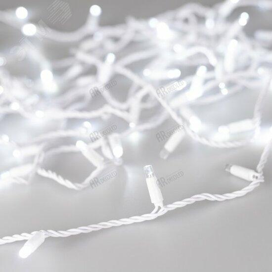 Фото №2 Гирлянда светодиодная декоративная ARD-STRING-CLASSIC-1000-WHITE-100LED-PULSE White (230V, 7W) (ARDCL, IP65) (031647)