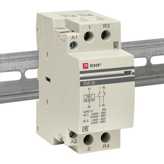 Фото №4 Контактор модульный КМ 25А NО+NC (2 мод) (km-2-25-11)