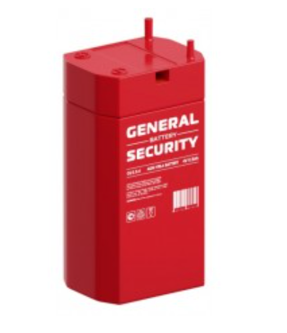 Фото №2 Аккумулятор GS 4В 0.7Ач (GS0.7-4 GENERAL SECURITY)