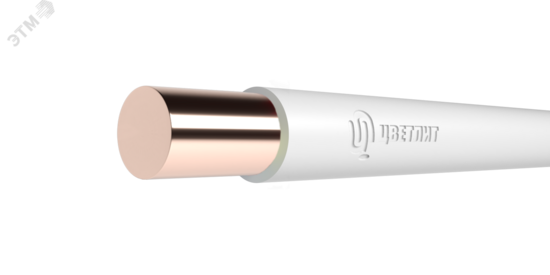 Фото №2 Провод силовой ПуВнг(A)-LS 1х10 белый  ТРТС