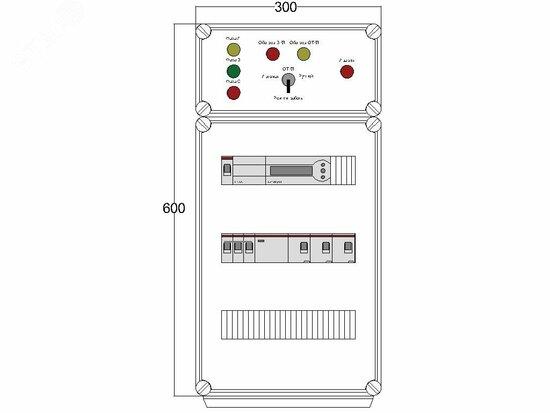 Фото №2 Щит управления электрообогревом DEVIbox HS 3x2700 D850 (в комплекте с терморегулятором) (DBS015)