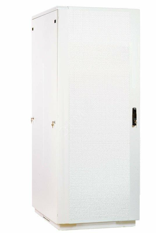 Фото №2 Шкаф телекоммуникационный напольный 47U (800х800) дверь перфорированная 2 шт (ШТК-М-47.8.8-44АА)