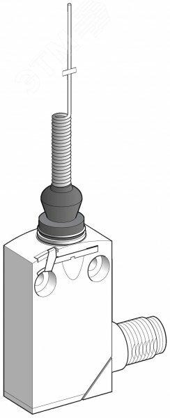 Фото №4 Выключатель концевой Кошачий ус (XCMD2106M12)