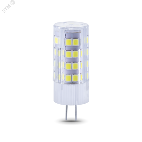 Фото №2 Лампа светодиодная LED 4 Вт 400 Лм 4100К белая G4 керамика 12 В капсула Elementary Gauss (10724)
