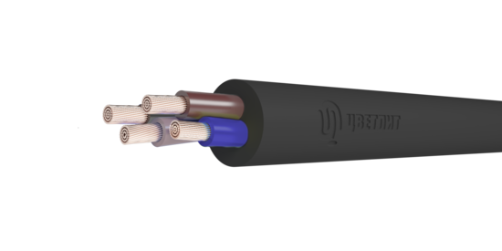 Фото №2 Кабель силовой КГТП-ХЛ 4х1.5(N) 220/380-3 ТРТС