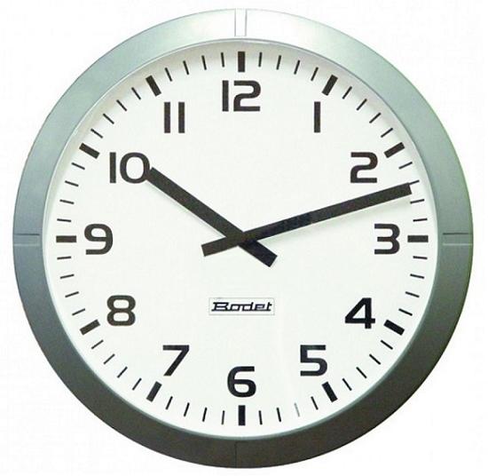 Фото №2 Вторичные аналоговые часы Profil 930, 30 см, часы/мин, циферблат - арабские цифры, цвет корпуса серебристый, синхронизация AFNOR, TBT (6-24В). (982815)