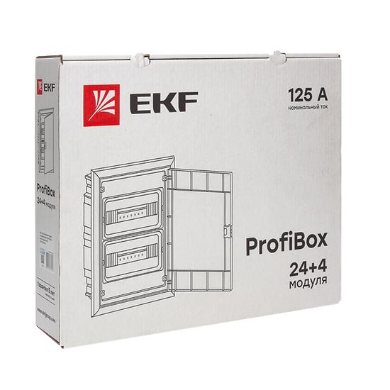 Фото №3 Щит распределительный встраиваемый ProfiBox 24+4 модуля IP41 EKF PROxima (profibox-24+4)