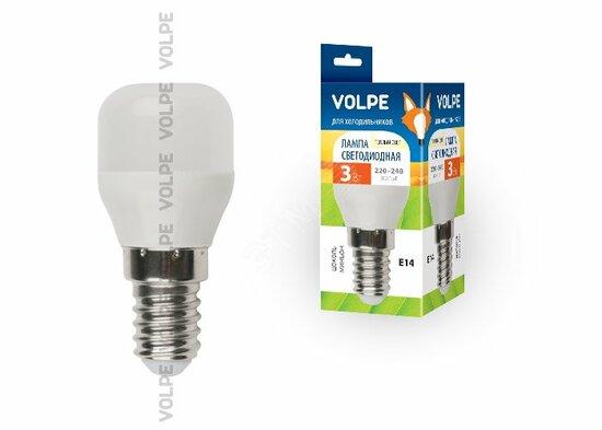 Фото №2 LED-Y27-3W/WW/E14/FR/Z Лампа светодиодная для холодильников. ТМ Volpe Матовая колба. Материал корпуса пластик. Цвет свечения теплый белый. Упаковка картон (LEDY273WWWE14FRZ)