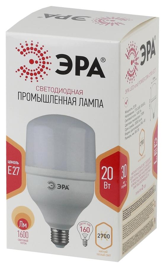 Фото №3 Лампа светодиодная LED POWER T80-20W-2700-E27 (диод  колок  20Вт  тепл  E27) (40/600) (40/1280) ЭРА