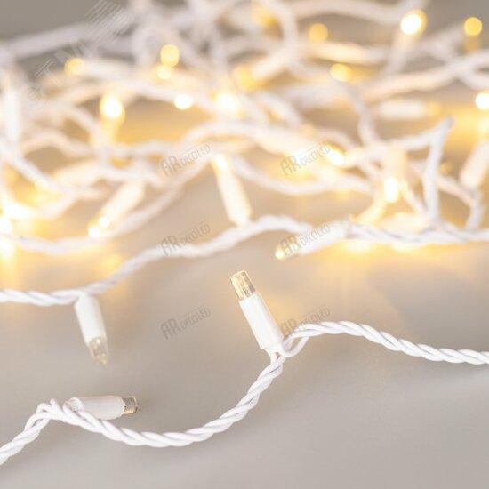 Фото №2 Гирлянда светодиодная декоративная ARD-STRING-CLASSIC-1000-WHITE-100LED-PULSE Warm (230V, 7W) (ARDCL, IP65)