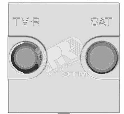 Фото №2 Zenit Розетка телевизионная TV-R-SAT оконечная с накладкой шампань (N2251.7 CV)