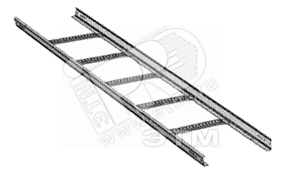 Фото №2 Лоток лестничный прямой НЛ30-П1.87 У3 (Н0113114341)