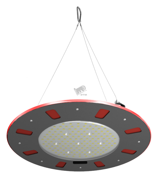 Фото №2 Светильник LED KEDR 2.0 ССП (ССП) 140Вт 18140Лм 5,0К КСС Д прозрачный рассеиватель IP67 подвесной (LE-ССП-32-140-1082-67Х)