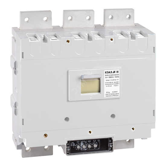 Фото №2 Выключатель автоматический ВА55-43-340010-1600А-690AC-УХЛ3 (108250)