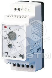 Фото №2 Терморегулятор ETI-1551 для трубопроводов на DIN-рейку без датчика