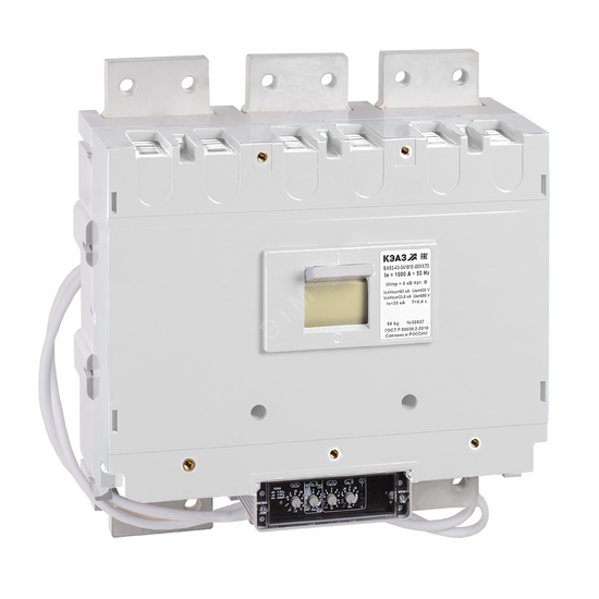 Фото №2 Выключатель автоматический ВА53-43-341810-1600А-690AC-НР400AC-УХЛ3 (141313)