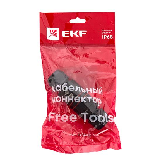 Фото №3 Кабельный коннектор I-образный (СМК 5PIN) IP68 FreeTools EKF PROxima (cct2-smk5)