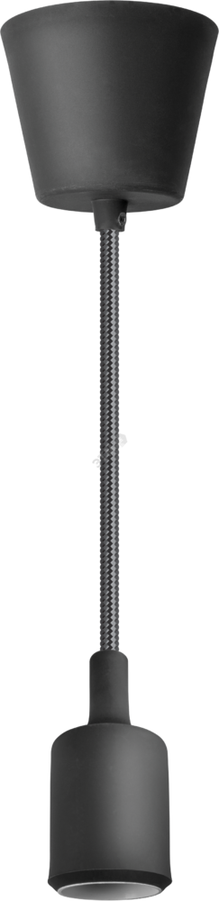 Фото №2 Светильник с проводом 1м.Е27 декор черный (61523 NIL-SF02)