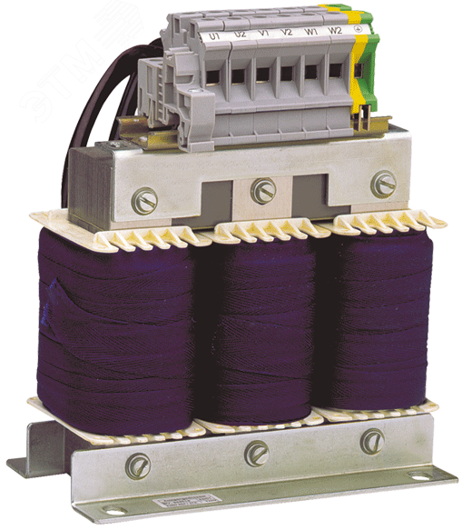 Фото №2 Выходной дроссель dU/dt для ПЧ 400 В / 48 А / 22 кВт  CNW854/48, шт. (CNW854/48)