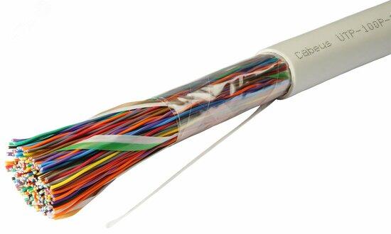 Фото №2 Кабель витая пара UTP-100P-Cat.3-IN UTP (U/UTP), категория 3, 100 пар (24 AWG), одножильный (solid), PVC нг(А)-LS (UTP-100P-Cat.3-IN)