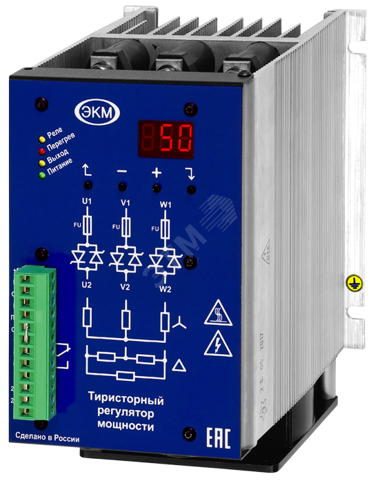 Фото №2 Тиристорный регулятор трехфазный ТРМ-3М-80