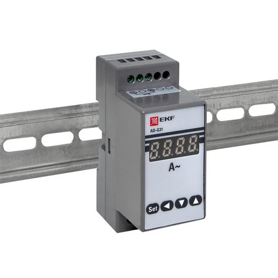 Фото №3 Амперметр AM-DG31 цифровой на DIN однофазный (ad-g31)