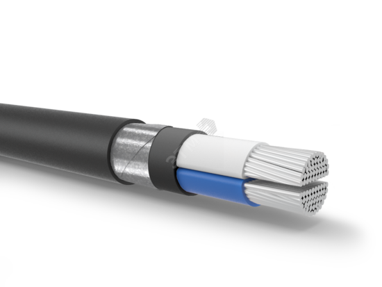 Фото №2 Кабель силовой АВБШв 2х120мс(N)-1 ТРТС многопроволочный