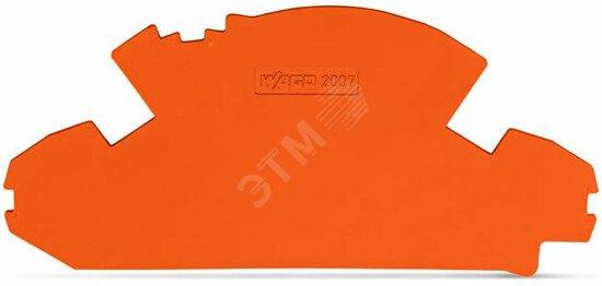 Фото №2 Пластина торцеваяи разделительная 1.5мм оранжевая (2007-8892)