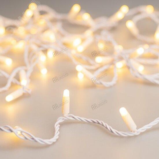 Фото №2 Гирлянда светодиодная декоративная ARD-STRING-CLASSIC-1000-WHITE-100LED-MILK-PULSE Warm (230V, 7W) (ARDCL, IP65) (031646)