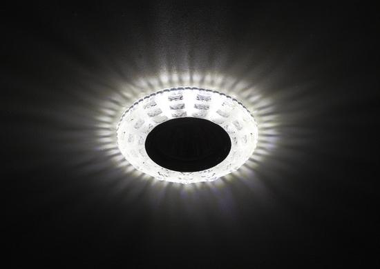 Фото №4 DK LD8 SL/WH Точечные светильники ЭРА декор cо светодиодной подсветкой MR16, прозрачный (Б0028083)