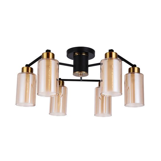 Фото №2 Потолочная люстра Arte Lamp LEO A7027PL-6BK (A7027PL-6BK)