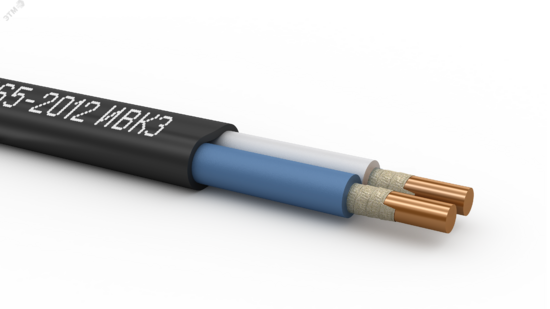 Фото №2 Кабель силовой ВВГ-Пнг(А)-FRLSLTx 2х1.5 ок (N)-0.66 ТРТС
