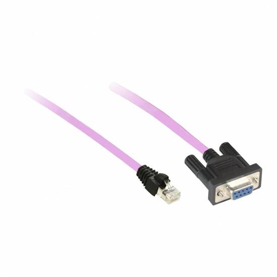 Фото №4 CANOPEN CABLE, 0,5M, SUB-D 9 FEMALE/RJ45 (TCSCCN4F3M05T)