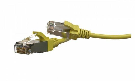 Фото №2 Патч-корд PC-LPT-SFTP-RJ45-RJ45-C6A-2M-LSZH-YL S/FTP категория 6a2 м желтый (445820)