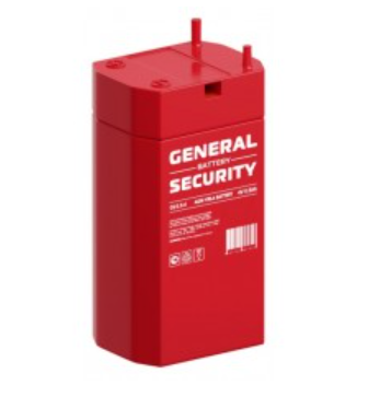 Фото №2 Аккумулятор GS 4В 0.5Ач (GS0.5-4 GENERAL SECURITY)