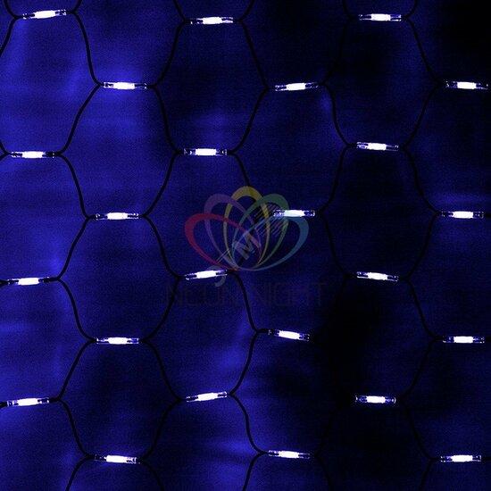 Фото №2 Гирлянда-сеть профессиональная Чейзинг LED 2х1.5м 288LED белый/синий (217-113)