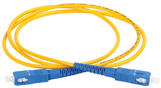 Фото №2 Шнур оптический коммутационный соединительный (патч-корд) для одномодового кабеля (SM) 9/125 (OS2) SC/UPC-SC/UPC одинарного исполнения (Simplex) LSZH 1м (FPC09-SCU-SCU-C1L-1M)
