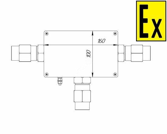 Фото №2 Коробка коммутационная взрывозащищенная для греющего кабеля КВМК ГК 103 (СМД0000000996)