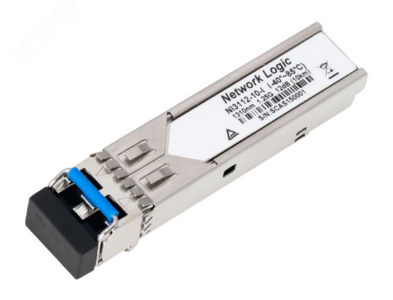 Фото №2 SFP+ модуль двухволоконный, 10 Gbps, 1310 нм, SM, LC, IND, DMI, 10 км. (SFG10-L01-I)