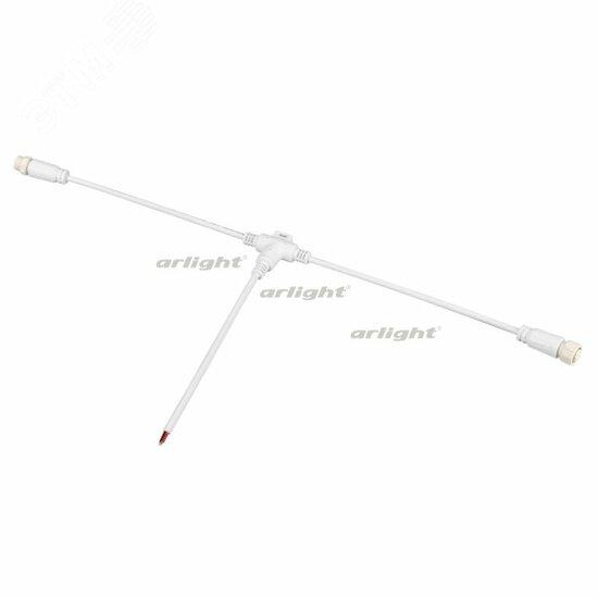 Фото №2 Коннектор питания ARL-MOONLIGHT-SPI/DMX-CON-POWER-T-MID-WIRE-WH (ARL, IP67 Пластик, 3 года) (031466)