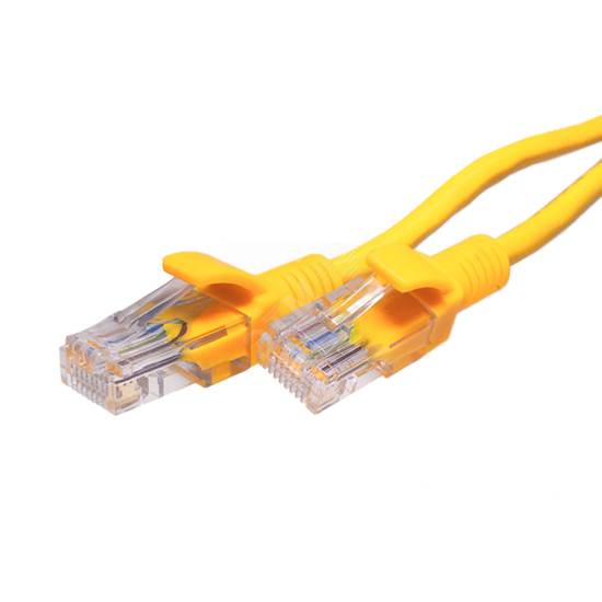 Фото №2 Патч-корд U/UTP Cat.5e 4x2х26AWG (7x0.16mm) Cu PVC желтый 3м (10-0124)